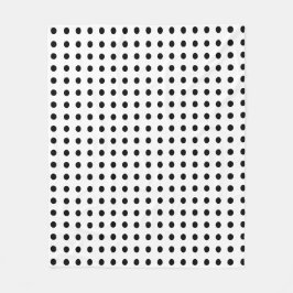 Cobertor De Velo Bolinhas brancas e pretas