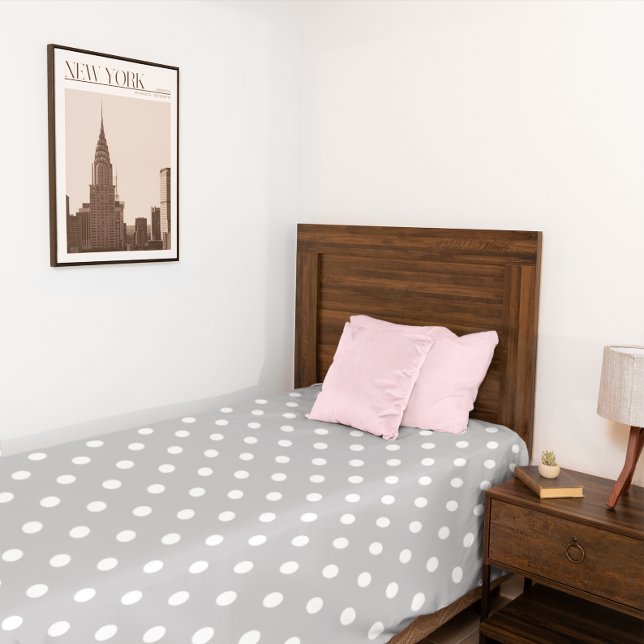 Cobertor De Velo Bolinhas cinza (Criador carregado)