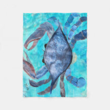 Bolinho de caranguejo azul