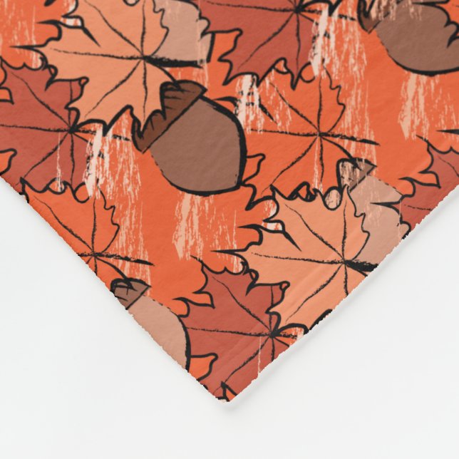 Cobertor De Velo Bolotas e folhas II (Quina)