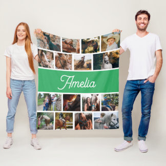 Cobertor De Velo Bolsa De Cavalo Para Meninas, Nome Para Crianças