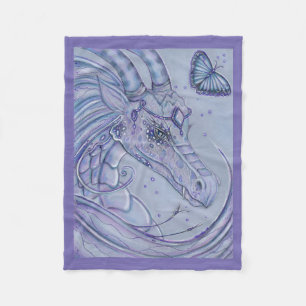 Cobertor De Velo Bolsa de velo-borboleta de dragão-de-lavanda conge