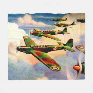 Cobertor De Velo Bombardeiro médio britânico Fairey Junior, de 19
