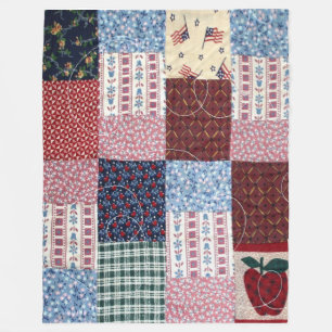 Cobertor De Velo BOMBOS DE BORDA DE PATCH QUILT (Simulados)