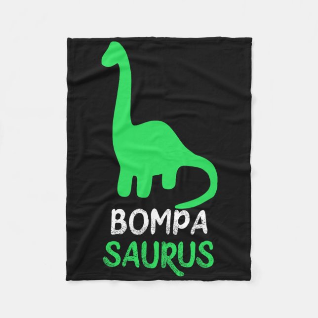 Cobertor De Velo Bompa-saurus Dinossauro Divertido Dinossauro Bompa (Frente)