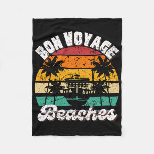 Cobertor De Velo Bon Voyage Beaches Cruise Ship Graphical For Cruis