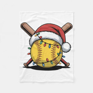 Cobertor De Velo Boné Santa Softll Ll Luzes de Natal Jogador de Esp