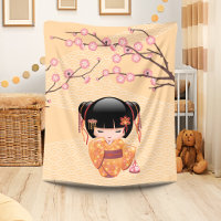 Boneca Kokeshi Ume - Garota Geisha Japonesa do Pês