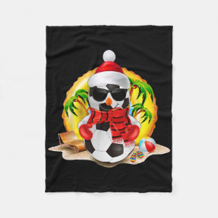 Cobertor De Velo Boneco de Neve Futebol Chapéu de Papai Noel Natal
