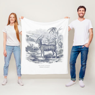Cobertor De Velo Bongo Antelope Fleece Blanket