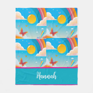 Cobertor De Velo Bonita Garota Cágica Boca-Arco Feliz Personaliza