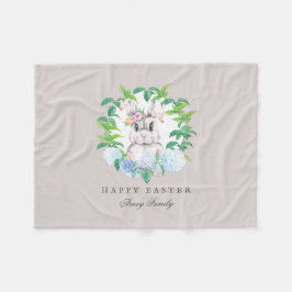 Cobertor De Velo Bonita Páscoa Bunny Wreath Personalizada