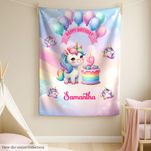 Cobertor De Velo Bonita Pastel Unicorn Blanket 9ª Rapariga de Anive