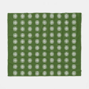 Cobertor De Velo Bonita Prata e Floresta Verde