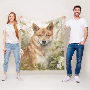 Cobertor De Velo Bonita Shiba Inu