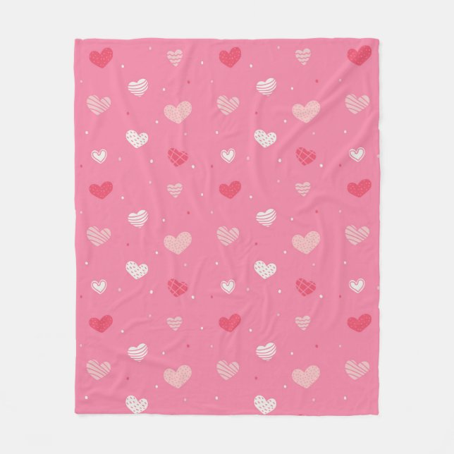 Cobertor De Velo Bonito a rosa (Frente)