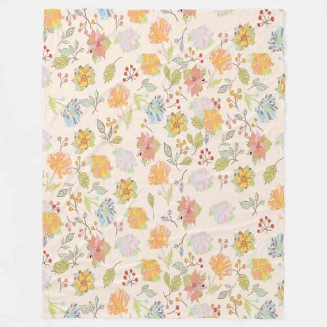 Cobertor De Velo Bonito Bloomies Blanket (Frente)