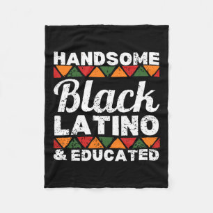 Cobertor De Velo Bonito Latino Negro E Afro Latino Afr Educado