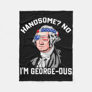 Cobertor De Velo Bonito Não George Washington 1776 Engraçado 4 de J