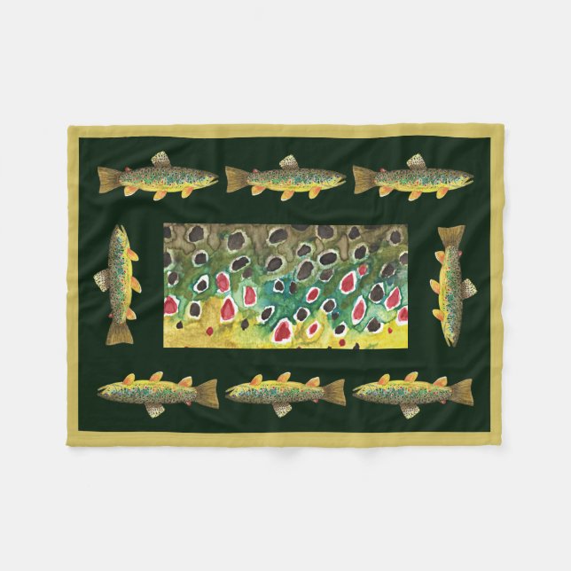 Cobertor De Velo Bonito Pele Marrom Voando (Frente (Horizontal))