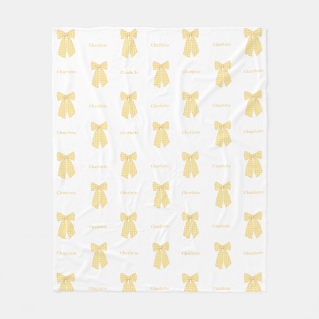 Cobertor De Velo Bonito personalização do Arco de Pêssego Feminina (Frente)