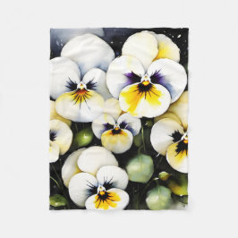 Cobertor De Velo Bonito pintura em aquarela branca