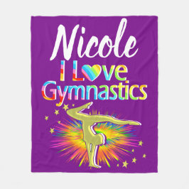 COBERTOR DE VELO BONITO PÚPULO EU AMO GINÁSTICO DESIGN