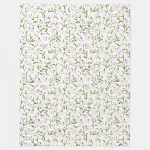 Cobertor De Velo Bonito Purple Floral