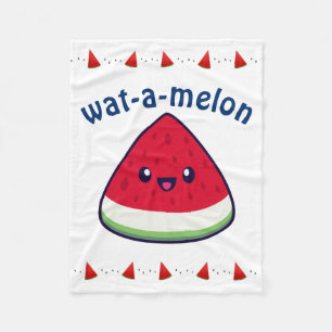 Cobertor De Velo Bonito Sorriso Kawaii Watermelon