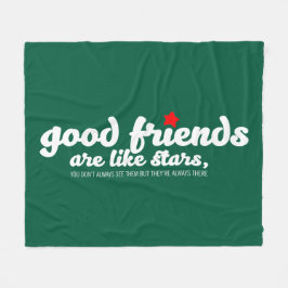 Cobertor De Velo Bons amigos são como estrelas