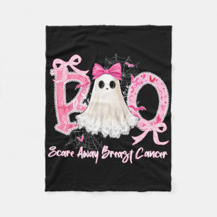 Cobertor De Velo Boo Assusta-Se Com O Cancer Da Mama Halloween Ghos
