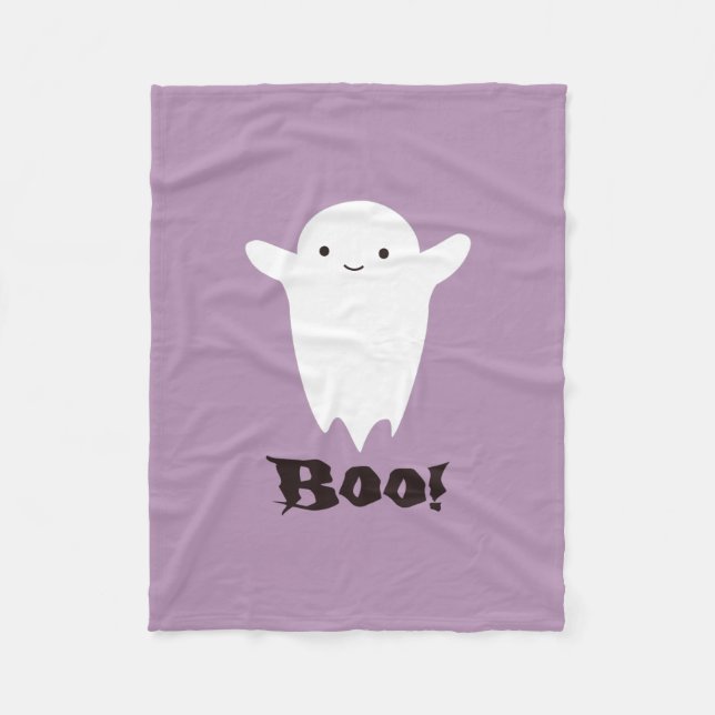 Cobertor De Velo Boo Bonito! Fantasma (Frente)