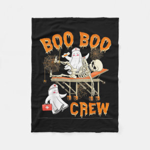 Cobertor De Velo Boo Boo Skeleton Crew Enfermeira Engraçada Fantasm