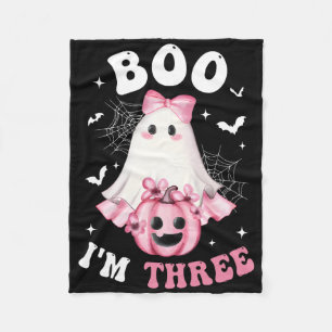 Cobertor De Velo Boo, eu sou três aniversário de 3 anos garota, Arc