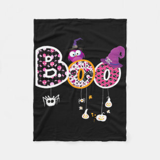 Cobertor De Velo Boo Halloween Costume Spiders