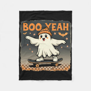 Cobertor De Velo Boo Sim Halloween Divertido Espetacular Fantasma S