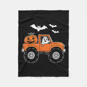 Cobertor De Velo Boo Spooky Monster Pumpkin Dia de as Bruxas engraç
