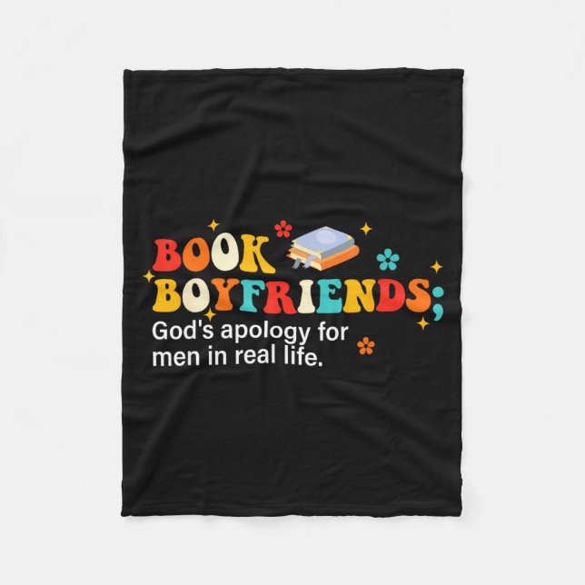 Cobertor De Velo Book Boyfriends Definition Design  (Frente)