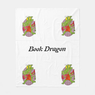 Cobertor De Velo Book Dragon Fleece Blanket por Sommer Hamilton