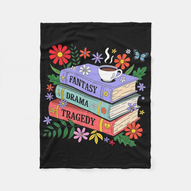 Cobertor De Velo Book Lovers Fantasy Drama Tragedy Subtle 8647 Trum (Frente)
