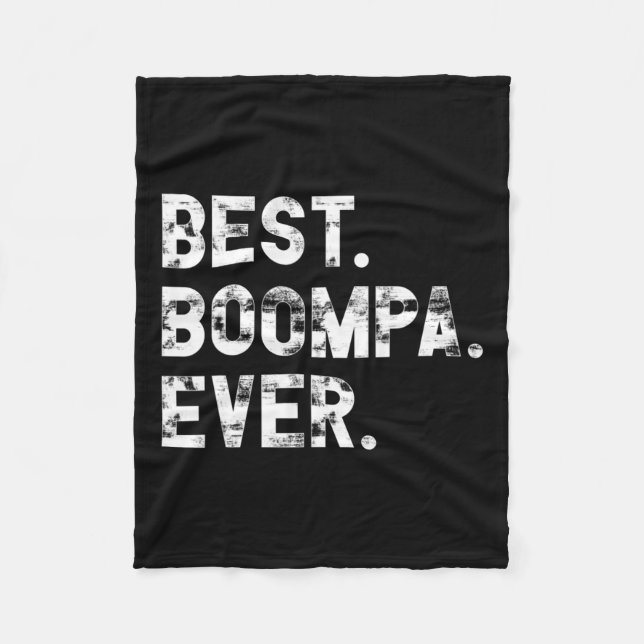 Cobertor De Velo Boompa Eternamente Engraçado Presente Para Boompa (Frente)
