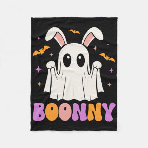 Cobertor De Velo Boonny Cute Bunny Ghost Halloween Men