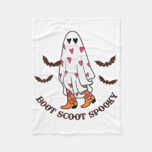 Cobertor De Velo Boot Scoot Spookboy Ghost Groovy Retro Hallow