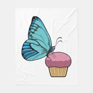 Cobertor De Velo Borboleta com Muffin