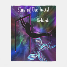 Cobertor De Velo Borboleta de ginástica Estrela dos Bares Personali