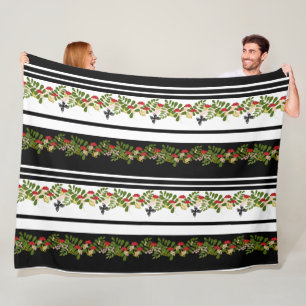 Cobertor De Velo Borboleta de morango sem costura deixa rajada