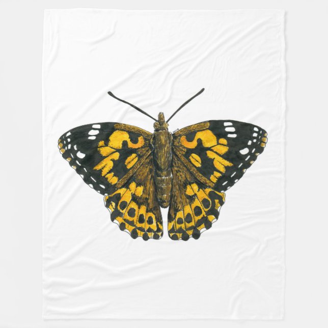 Cobertor De Velo Borboleta-de-senhora pintada (Frente)