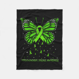 Cobertor De Velo Borboleta de Sensibilização para a Doença Mitocond