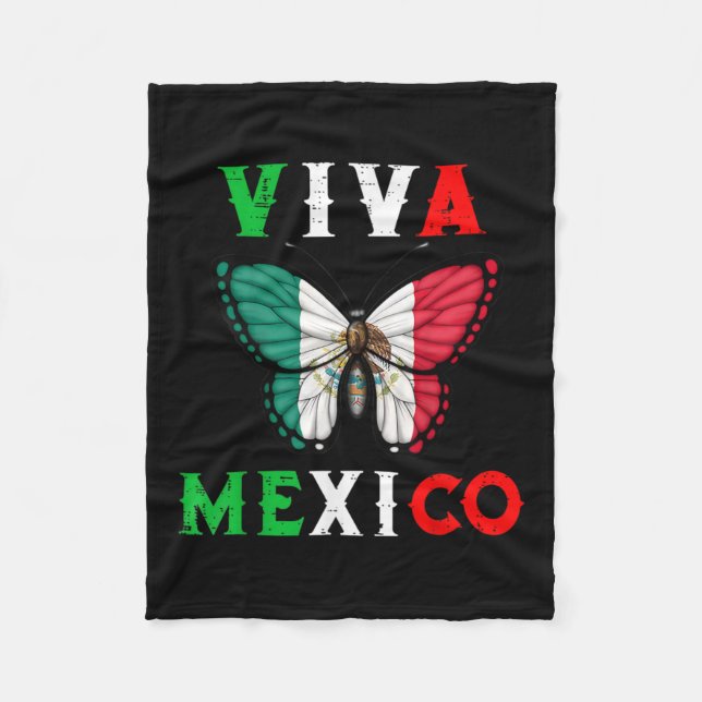 Cobertor De Velo Borboleta do dia México Meninas do México (Frente)