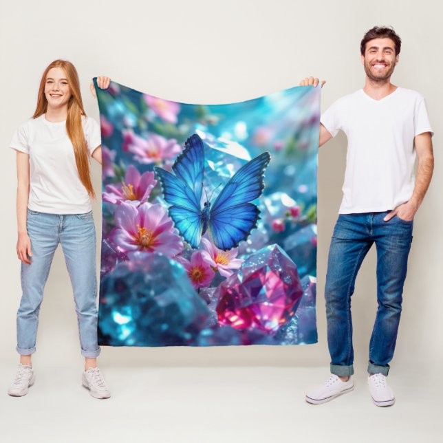 Cobertor De Velo Borboleta do Jardim de Cristais Ruby (In Situ)